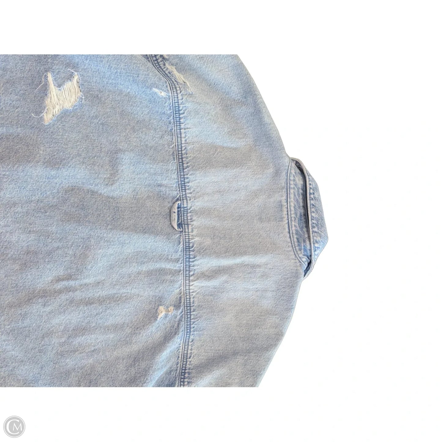 Jacket Denim By Aerie In Blue Denim, Size: L