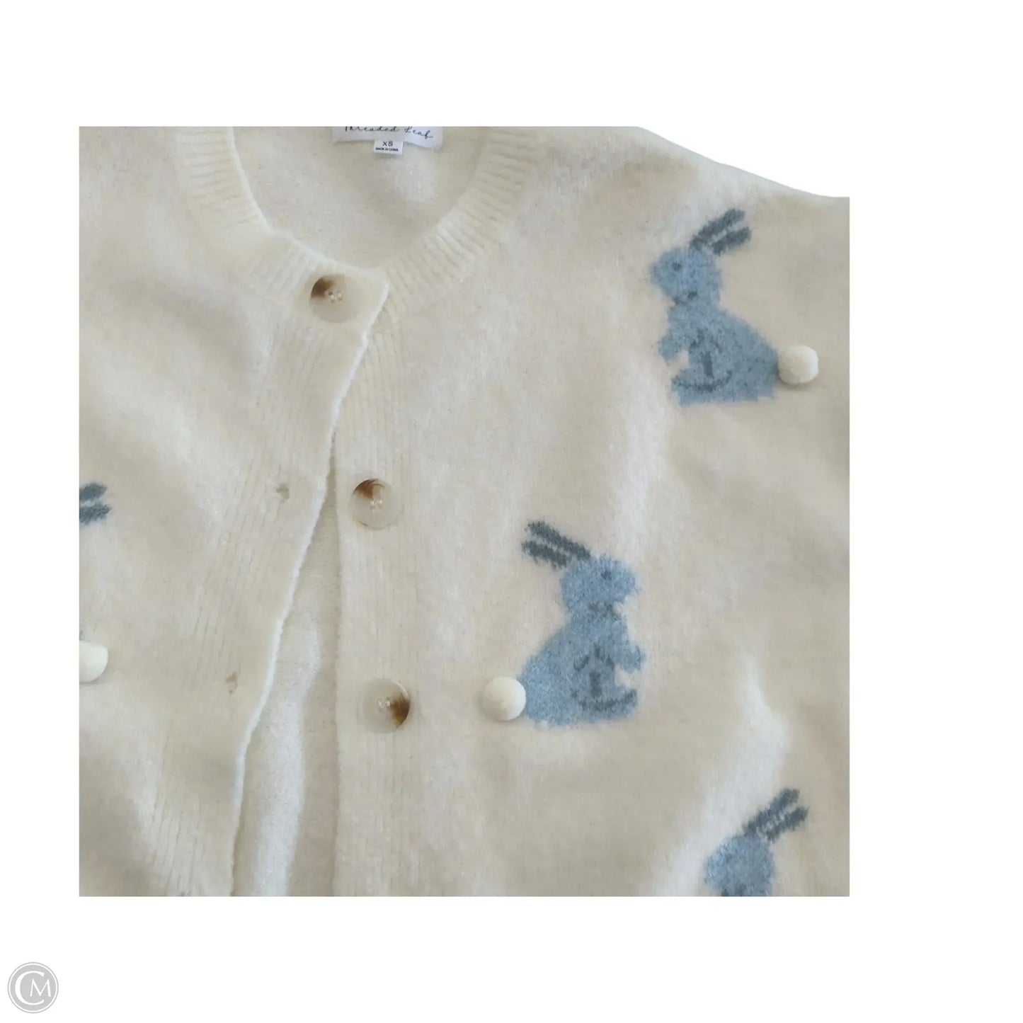 Sweater Cardigan By Clothes Mentor In White, Size: Xs