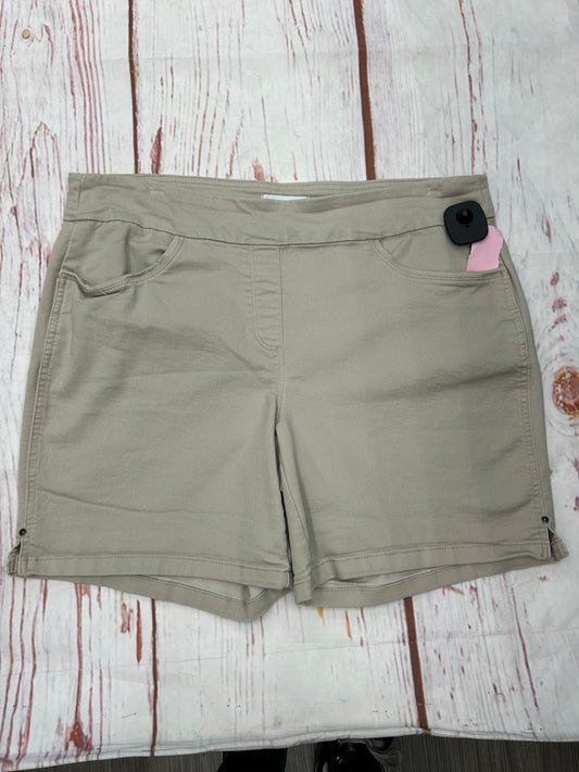 Shorts By Liz Claiborne In Khaki, Size: 14