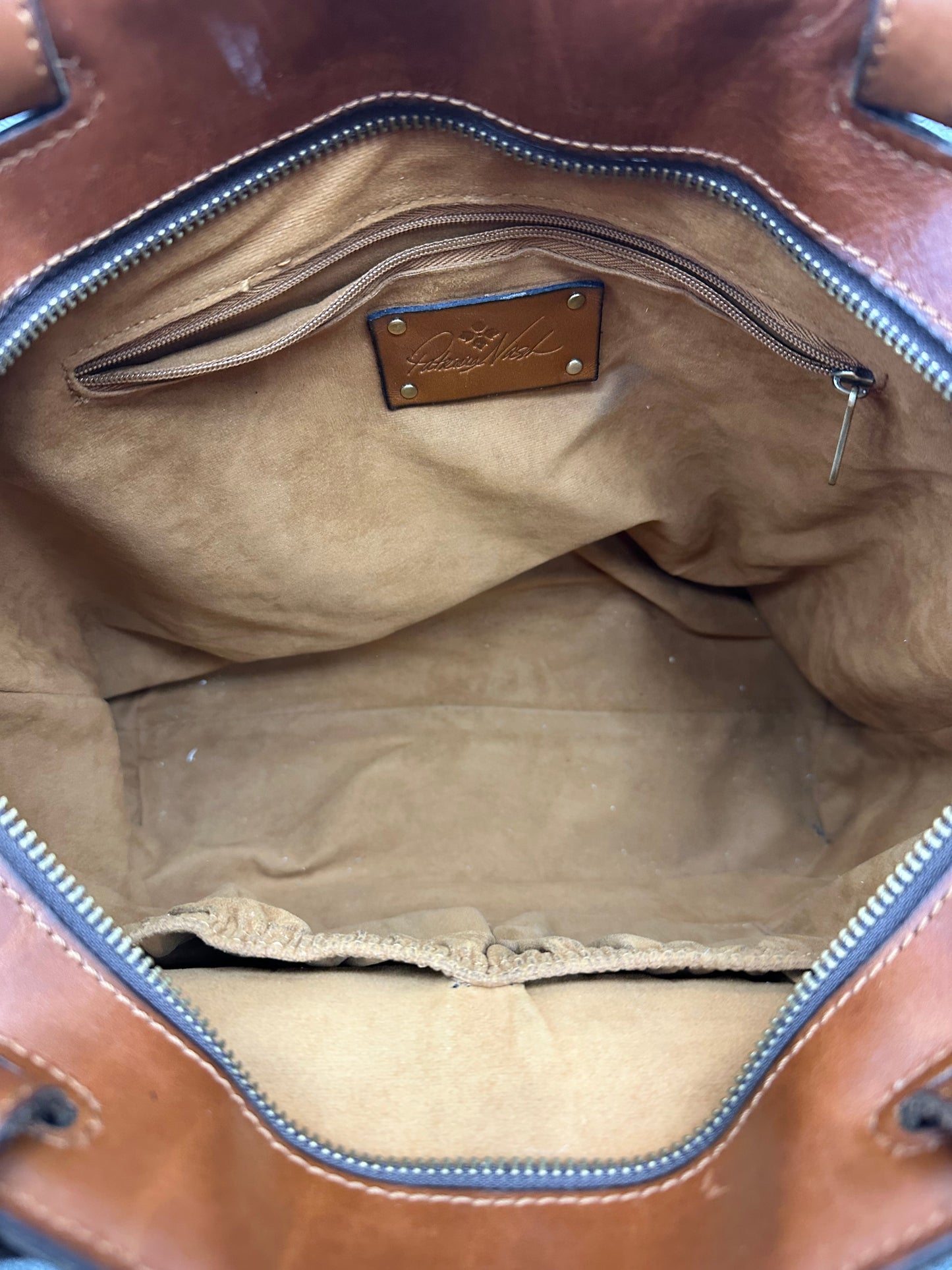 Handbag Leather By Patricia Nash  Size: Large