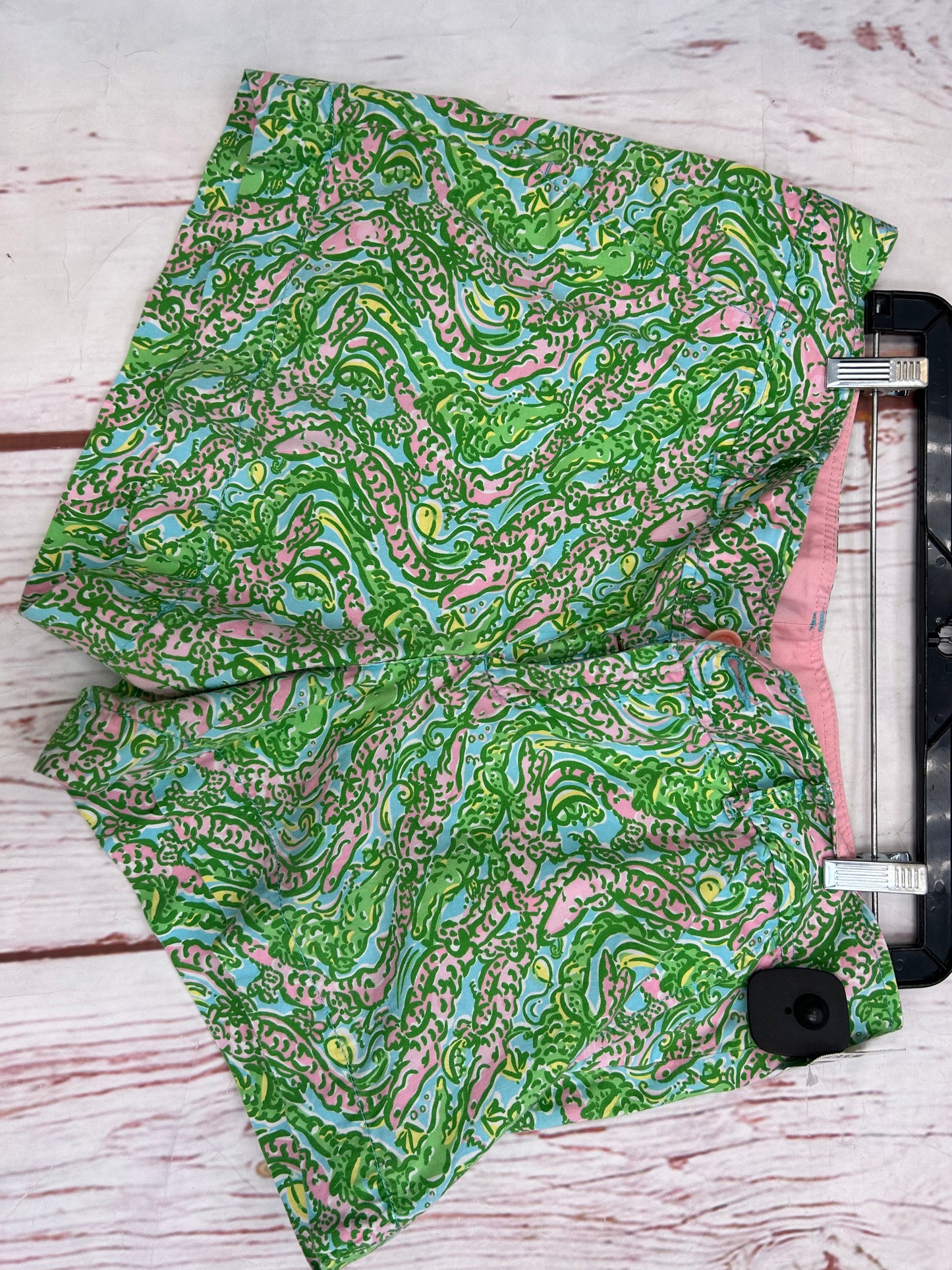 Pinkgreen Shorts Lilly Pulitzer, Size 12