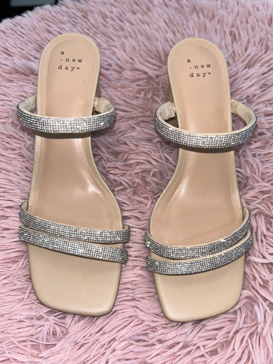 Diamond Shoes Heels Block A New Day, Size 8.5