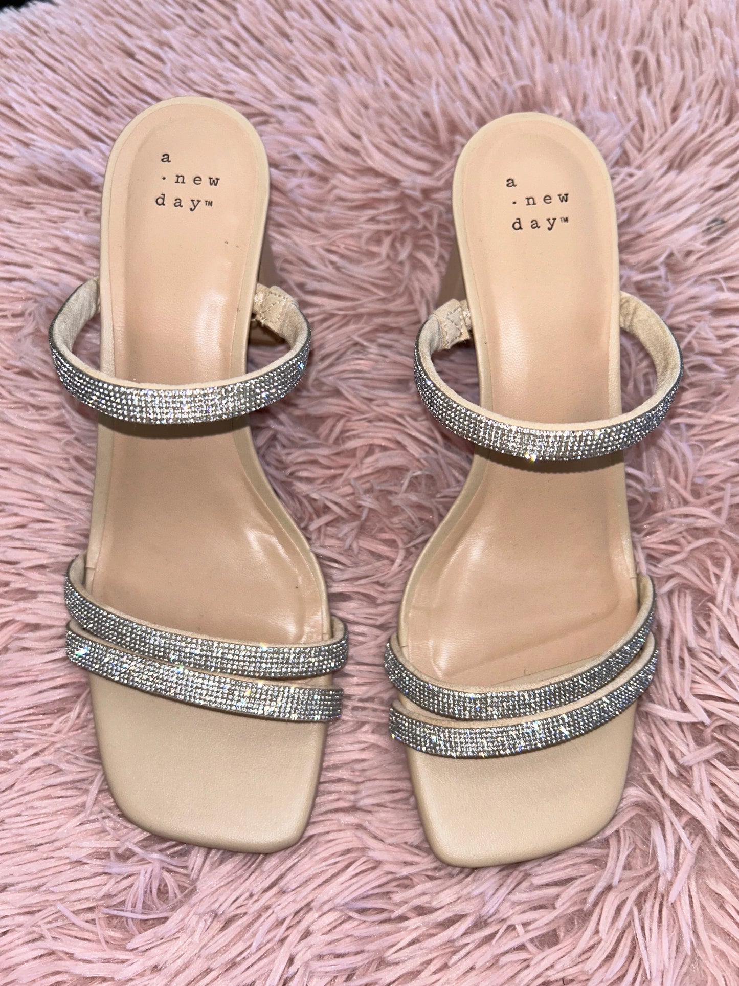 Diamond Shoes Heels Block A New Day, Size 8.5