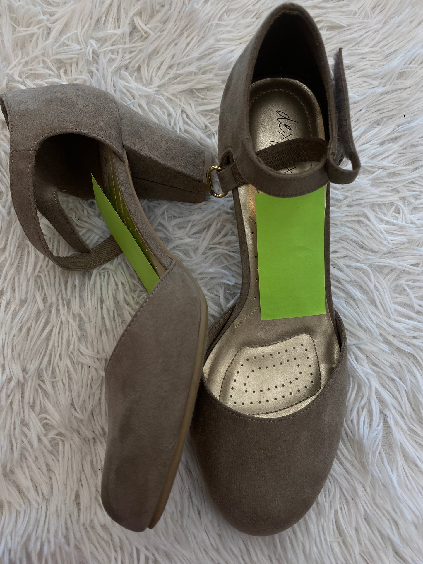Azure Shoes Heels Block Dexflex, Size 8.5