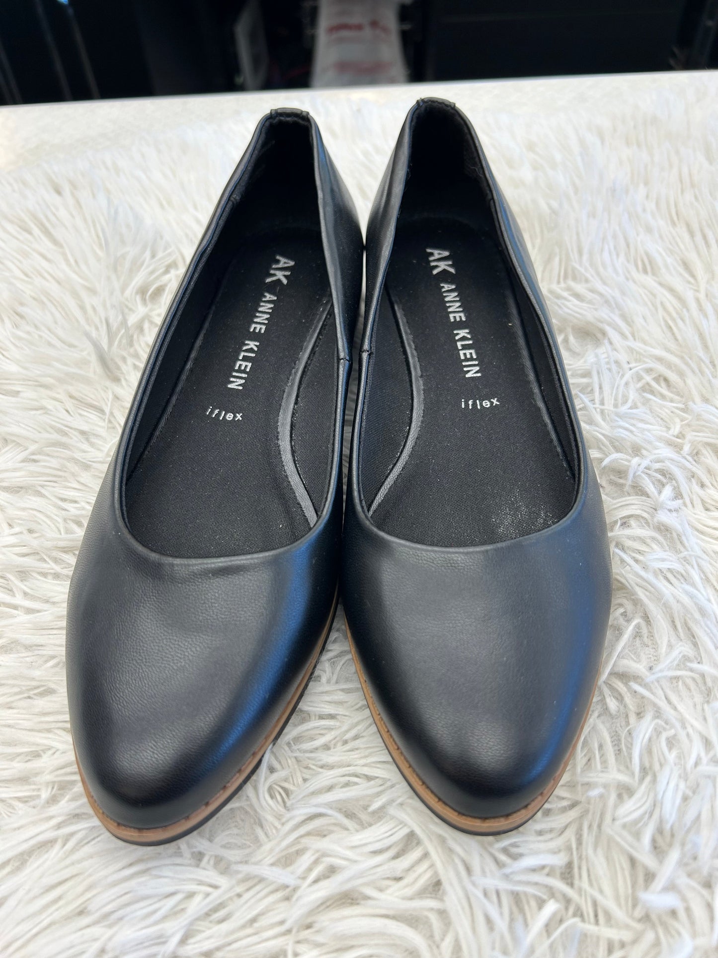 Shoes Flats Ballet By Anne Klein In Black, Size: 7.5