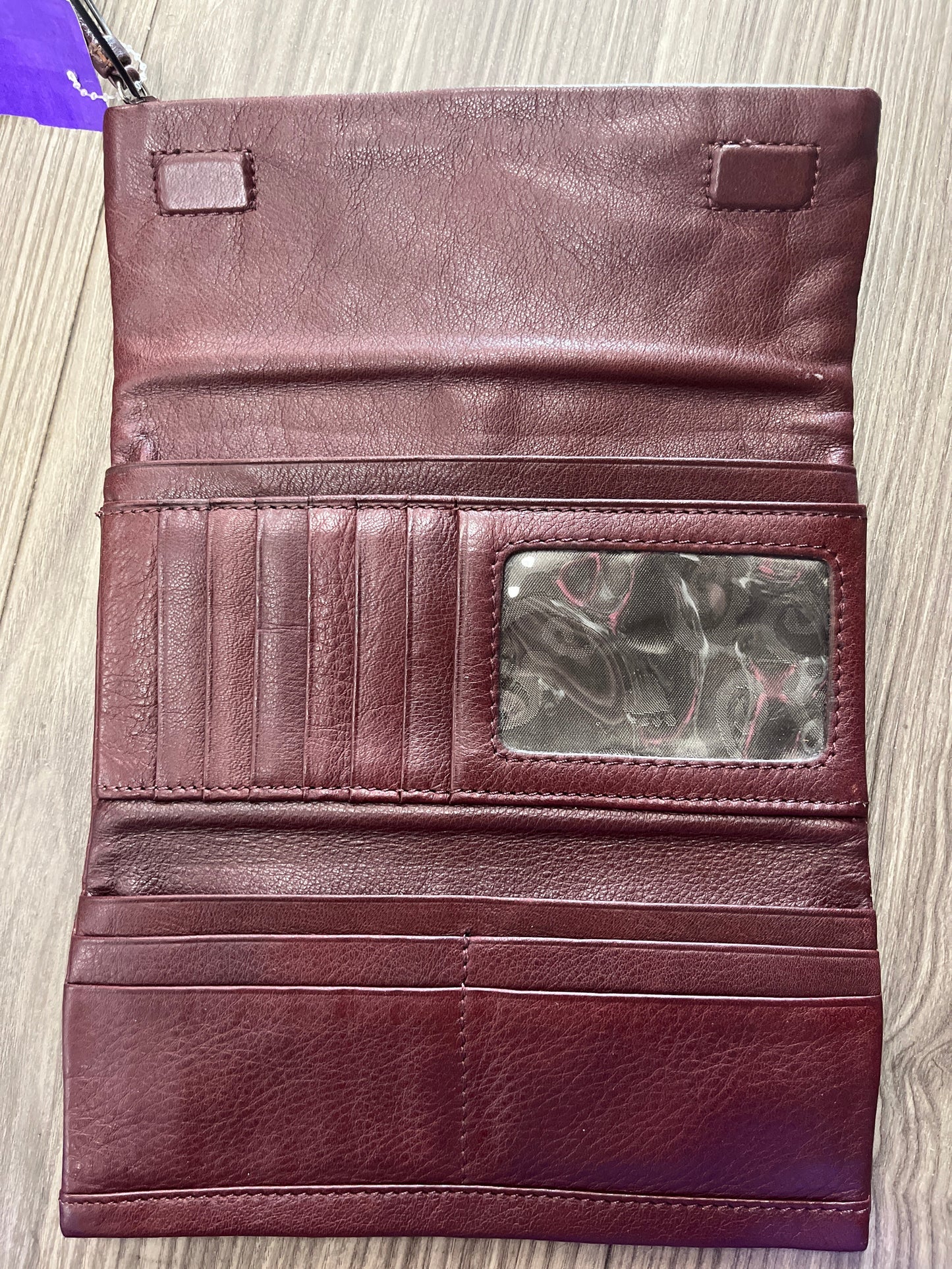 Wallet Leather By Brighton, Size: Medium