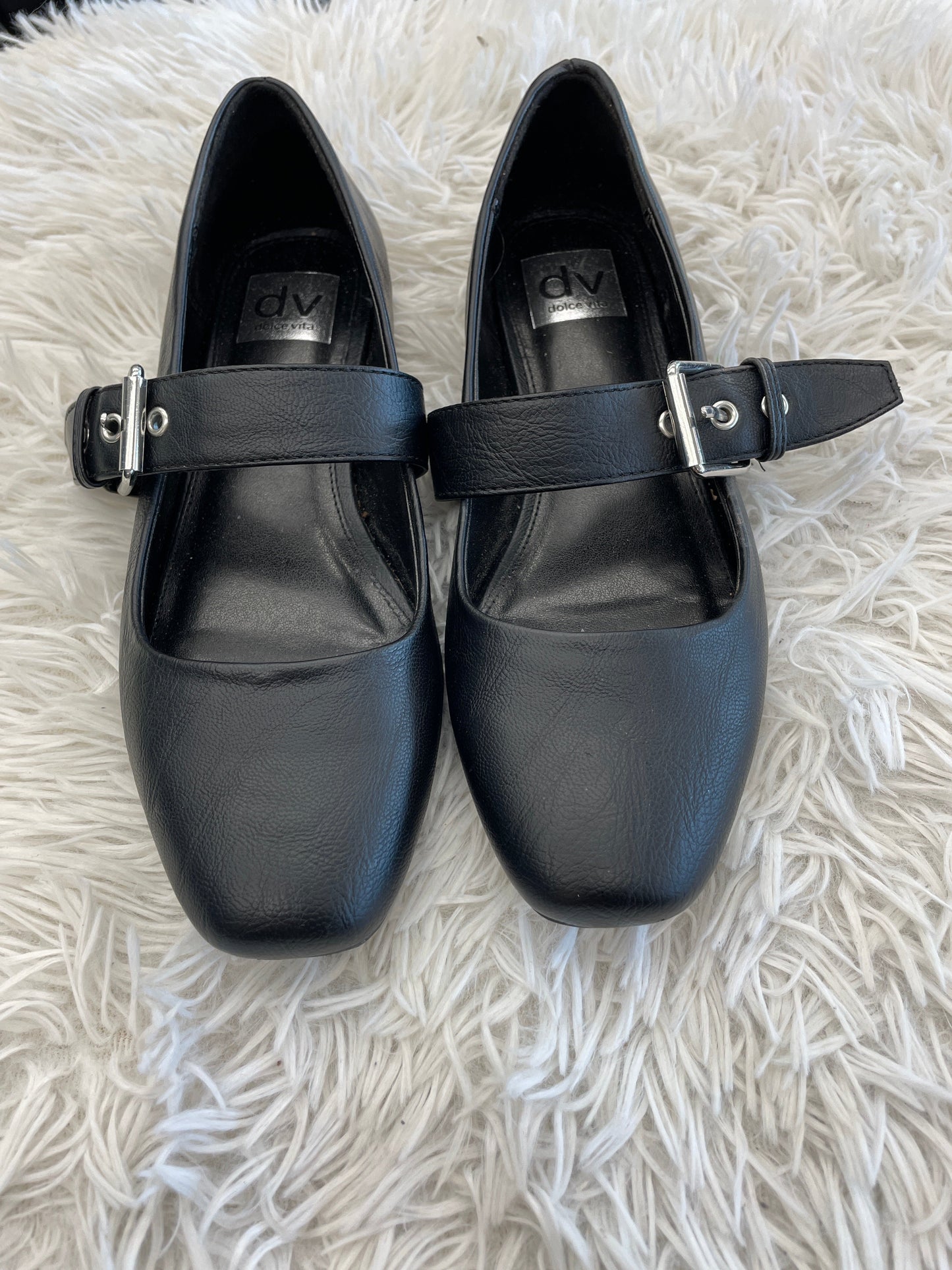 Black Shoes Flats Ballet Dolce Vita, Size 6.5