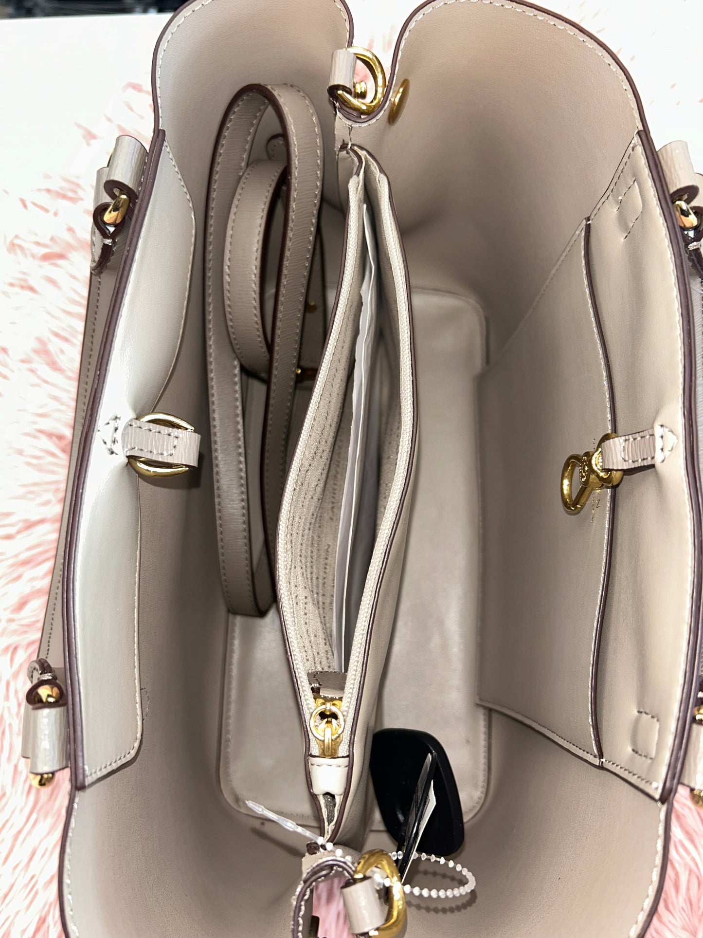 Handbag Lauren By Ralph Lauren, Size Medium