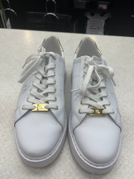 Shoes Sneakers By Lauren By Ralph Lauren In White, Size: 10