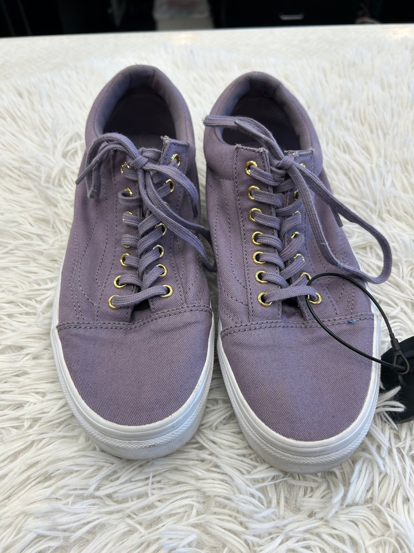 Shoes Sneakers By Vans In Purple, Size: 8.5