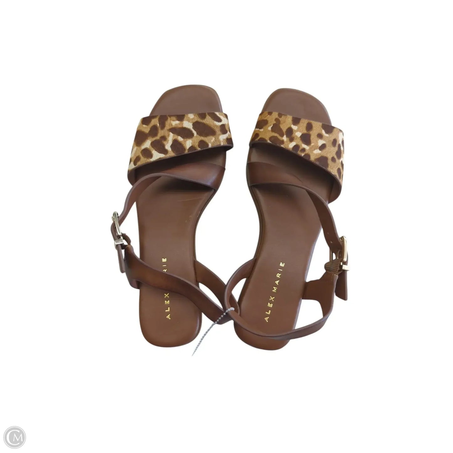 Sandals Flats By Alex Marie In Animal Print, Size: 9