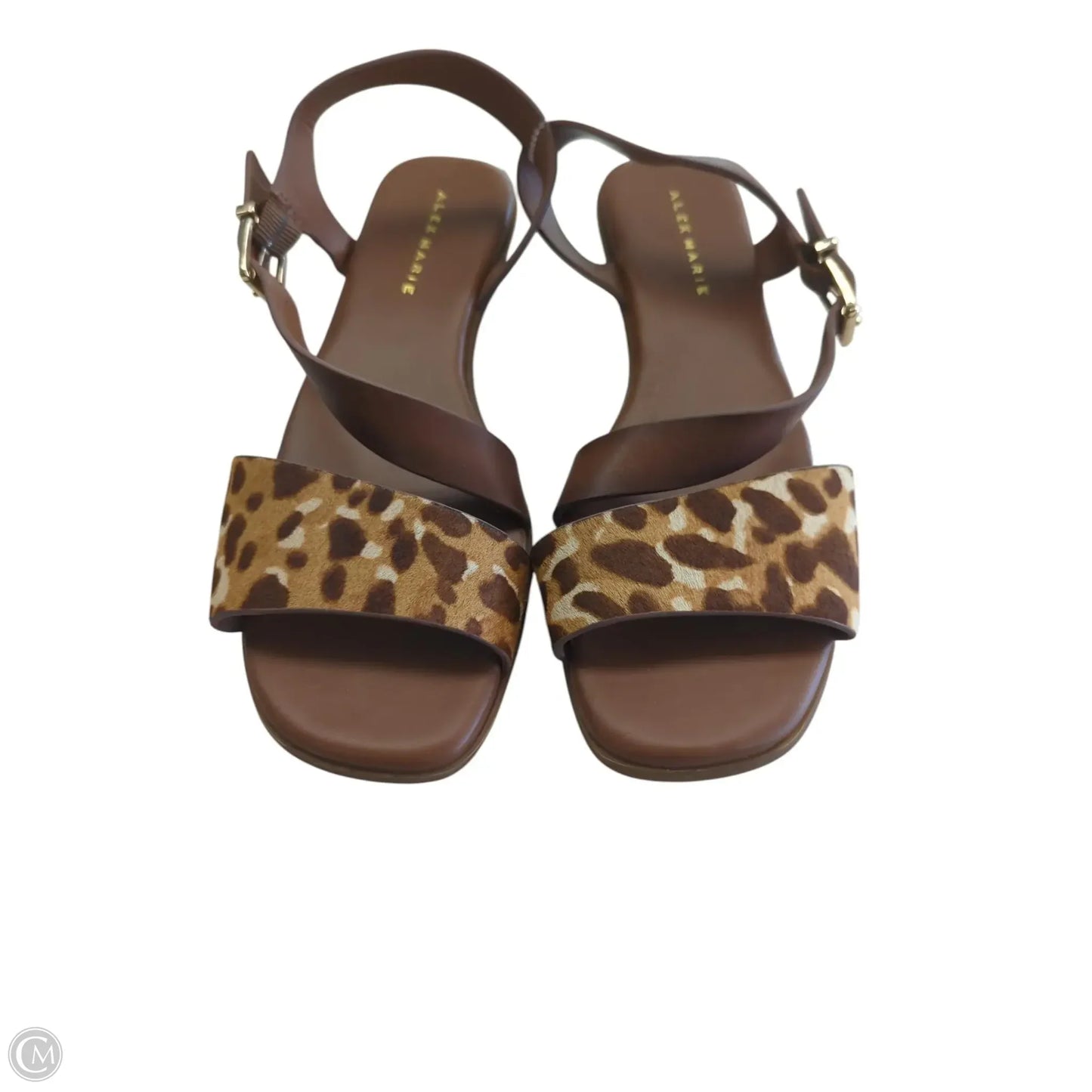Sandals Flats By Alex Marie In Animal Print, Size: 9