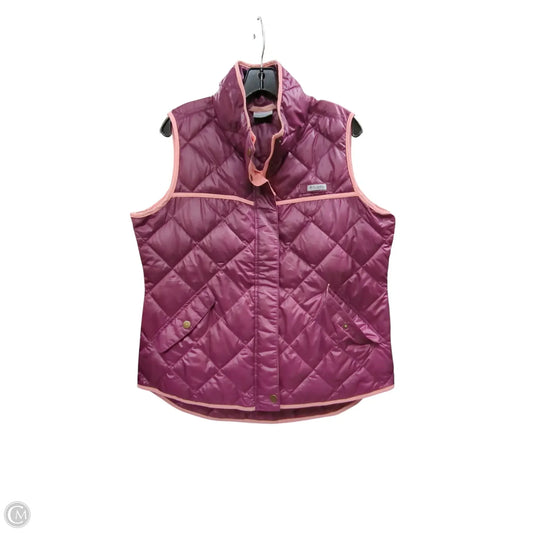 Vest Puffer & Quilted By Columbia In Purple, Size: L