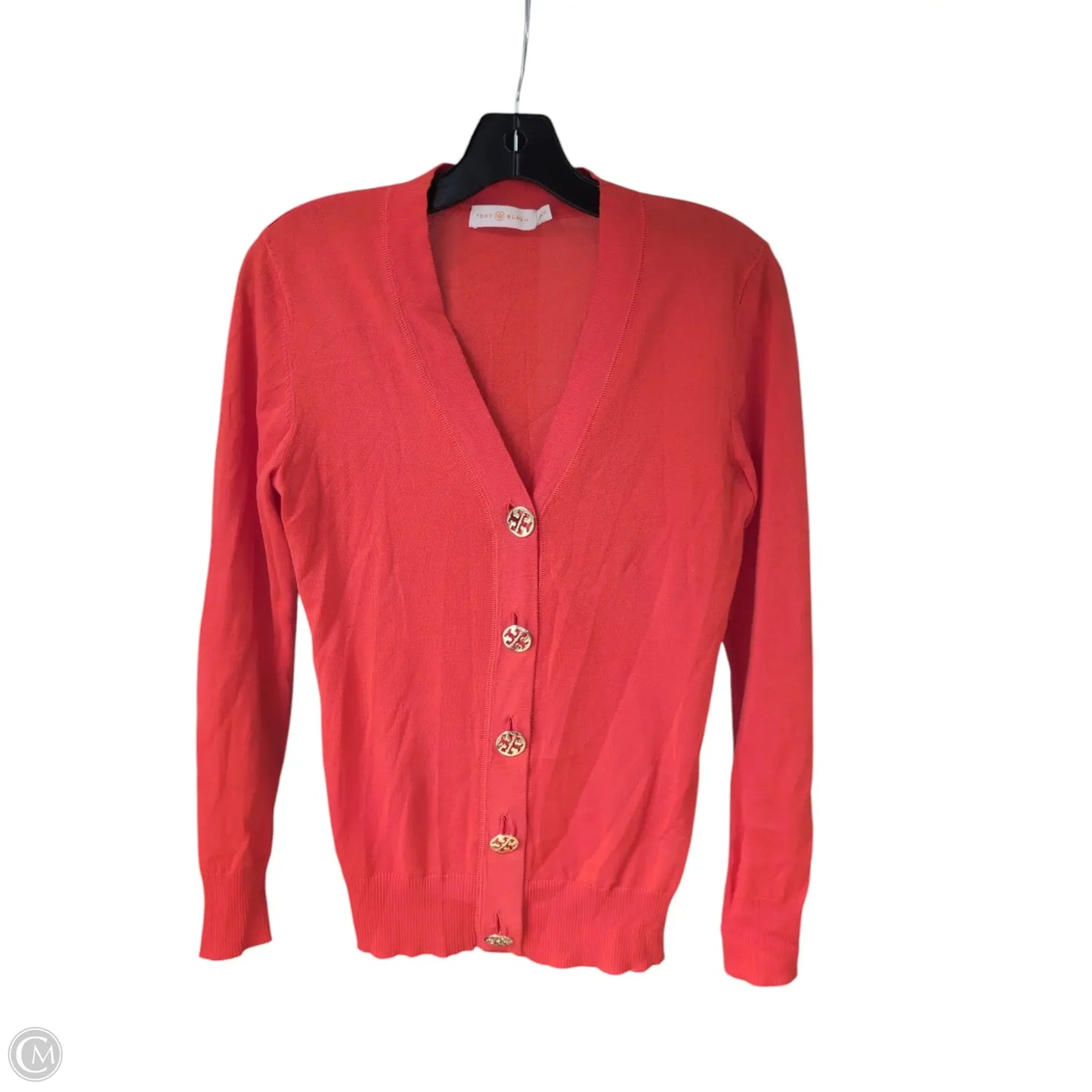 Cardigan Designer By Tory Burch In Orange, Size: Xs