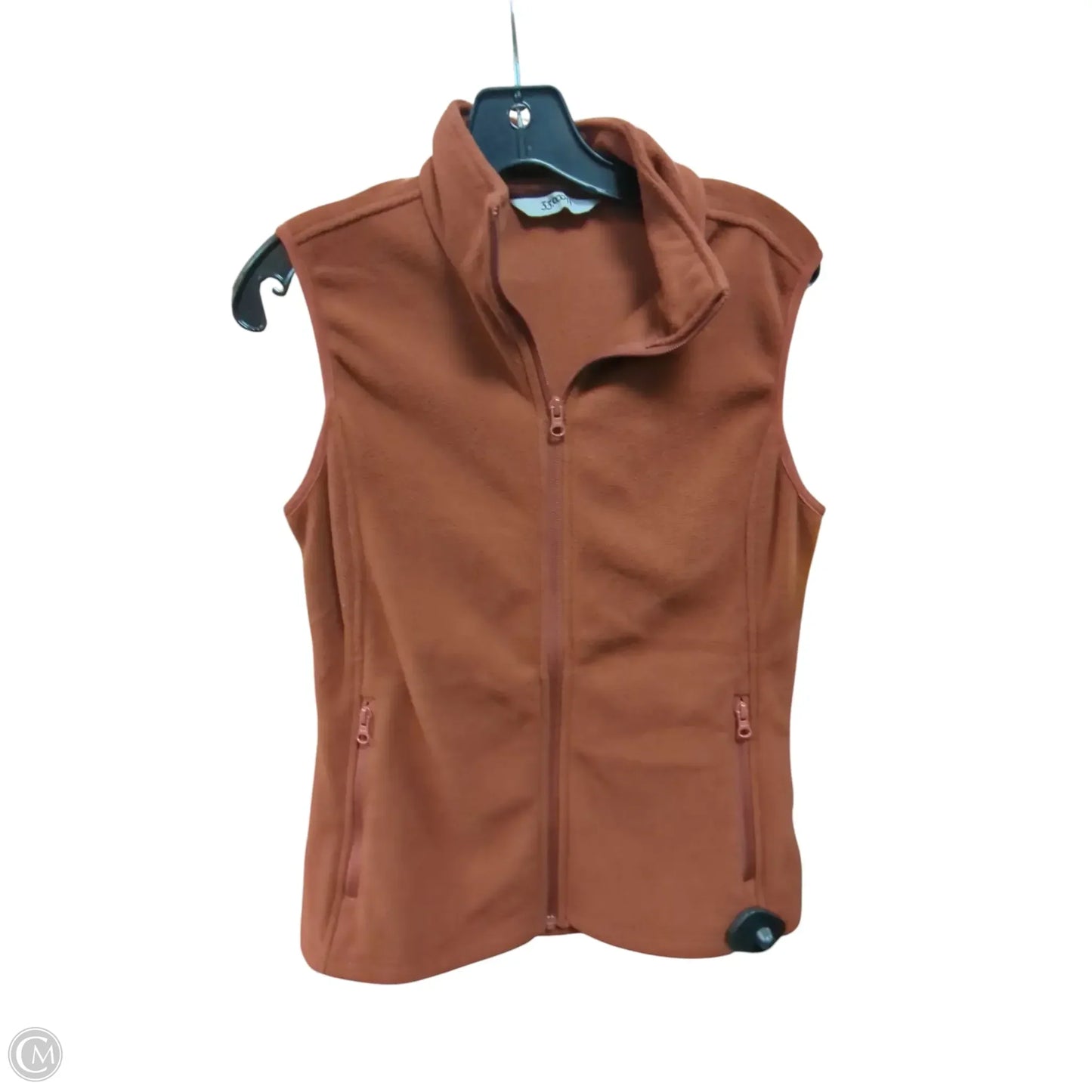 Vest Fleece By Clothes Mentor In Orange, Size: Xs