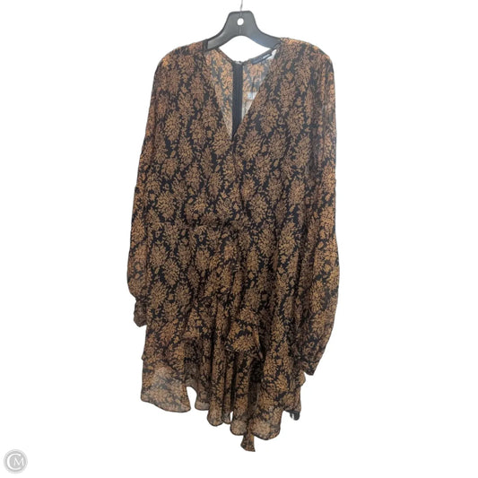 Dress Party Short By Fashion Nova In Black & Brown, Size: 2x