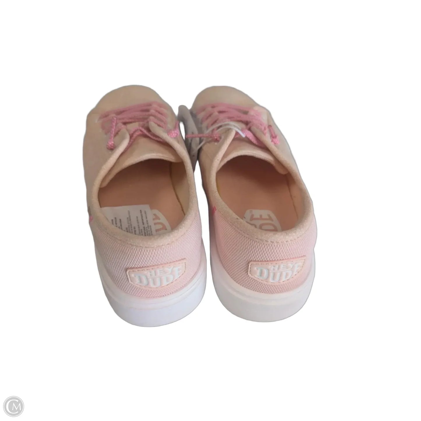 Shoes Sneakers By Hey Dude In Peach, Size: 6