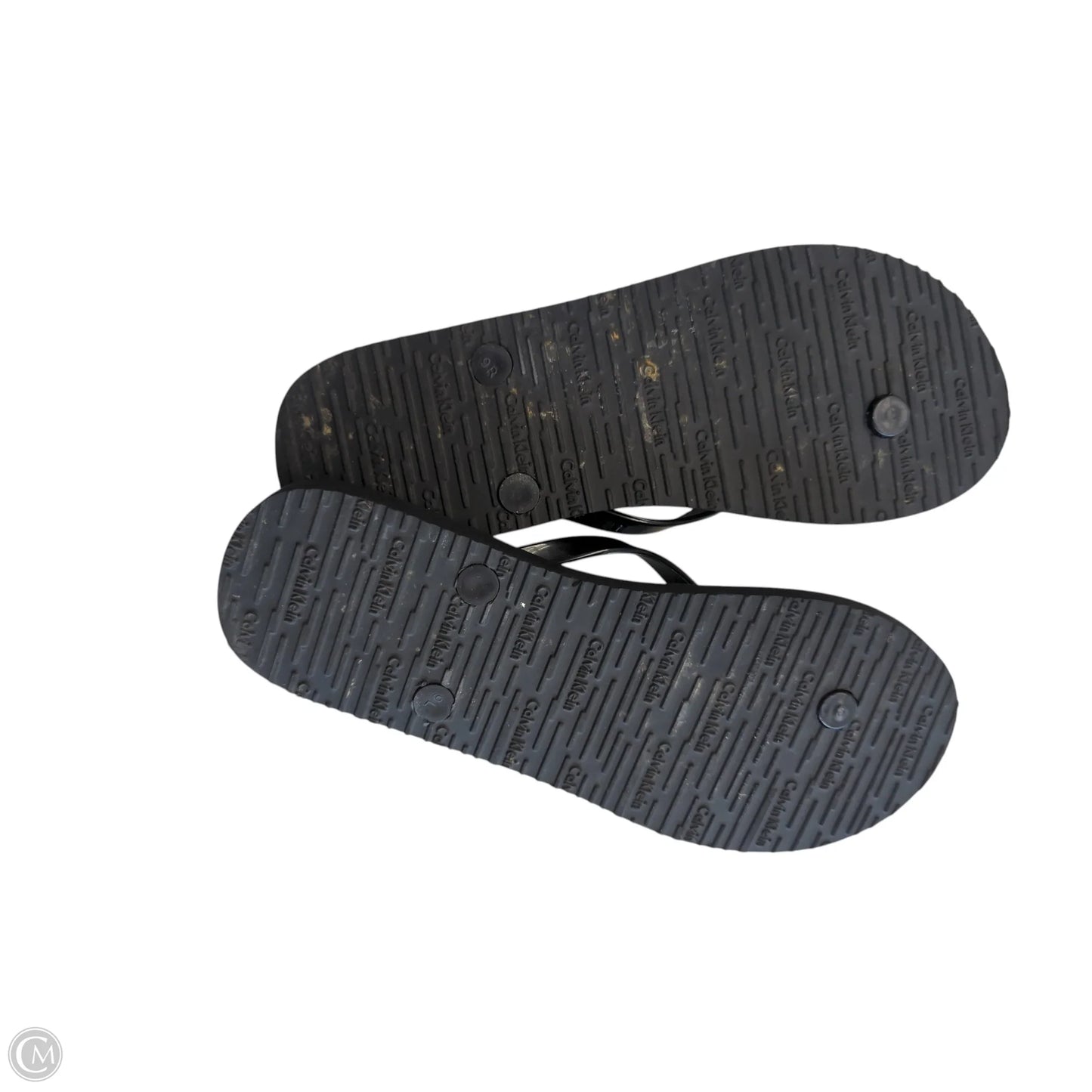 Sandals Flip Flops By Calvin Klein In Animal Print, Size: 9