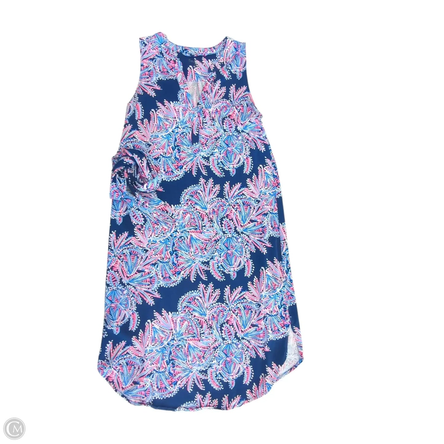 Dress Designer By Lilly Pulitzer In Blue & Pink, Size: Xs