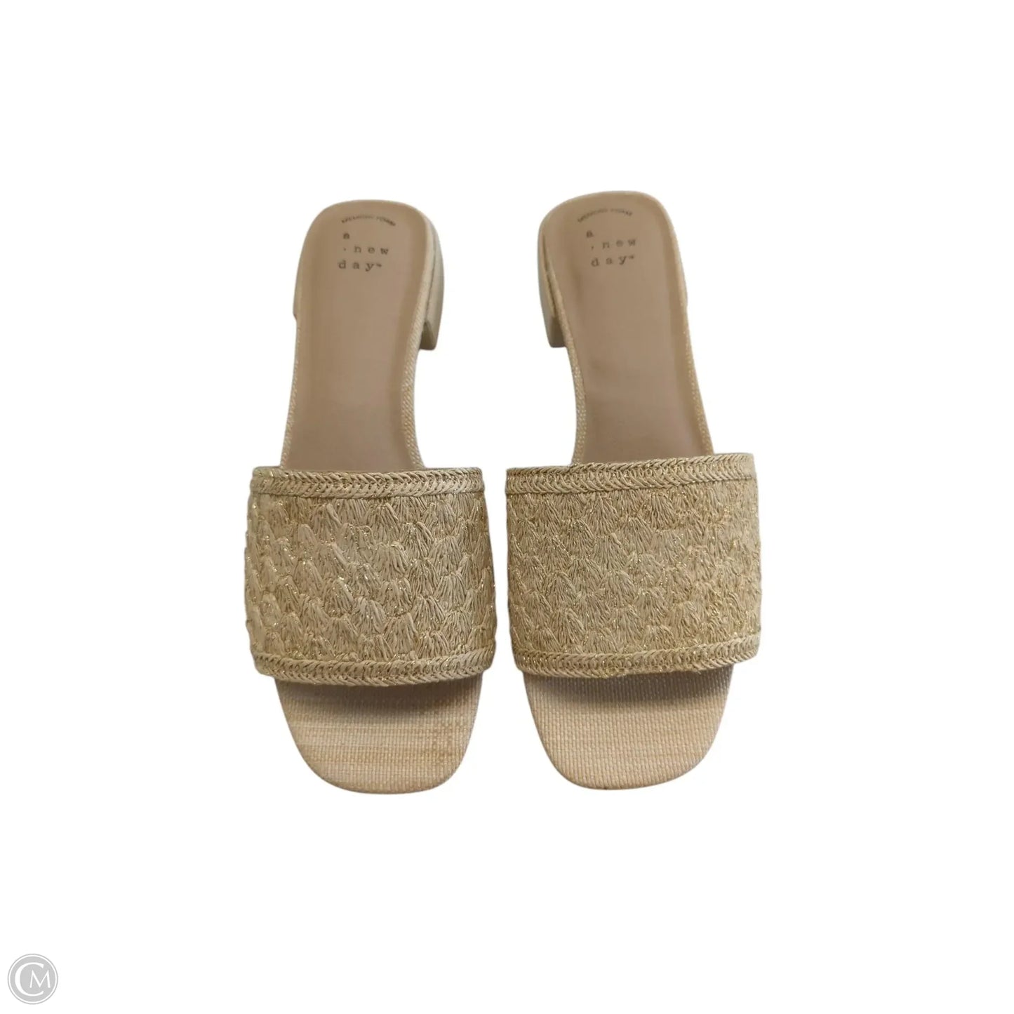 Sandals Flats By A New Day In Tan, Size: 8.5