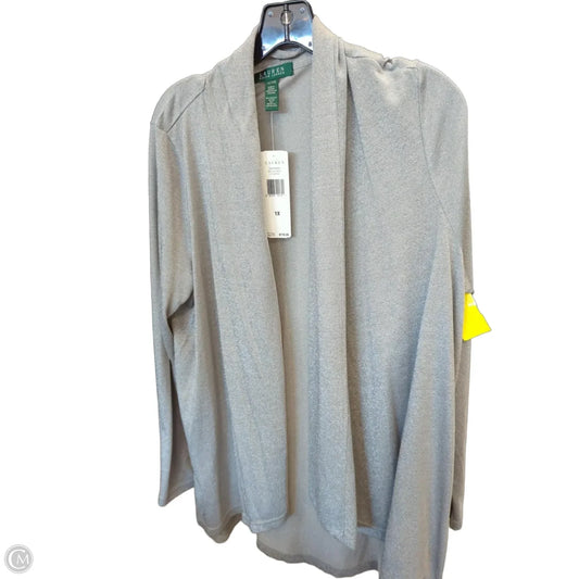 Cardigan By Lauren By Ralph Lauren In Grey, Size: 1x