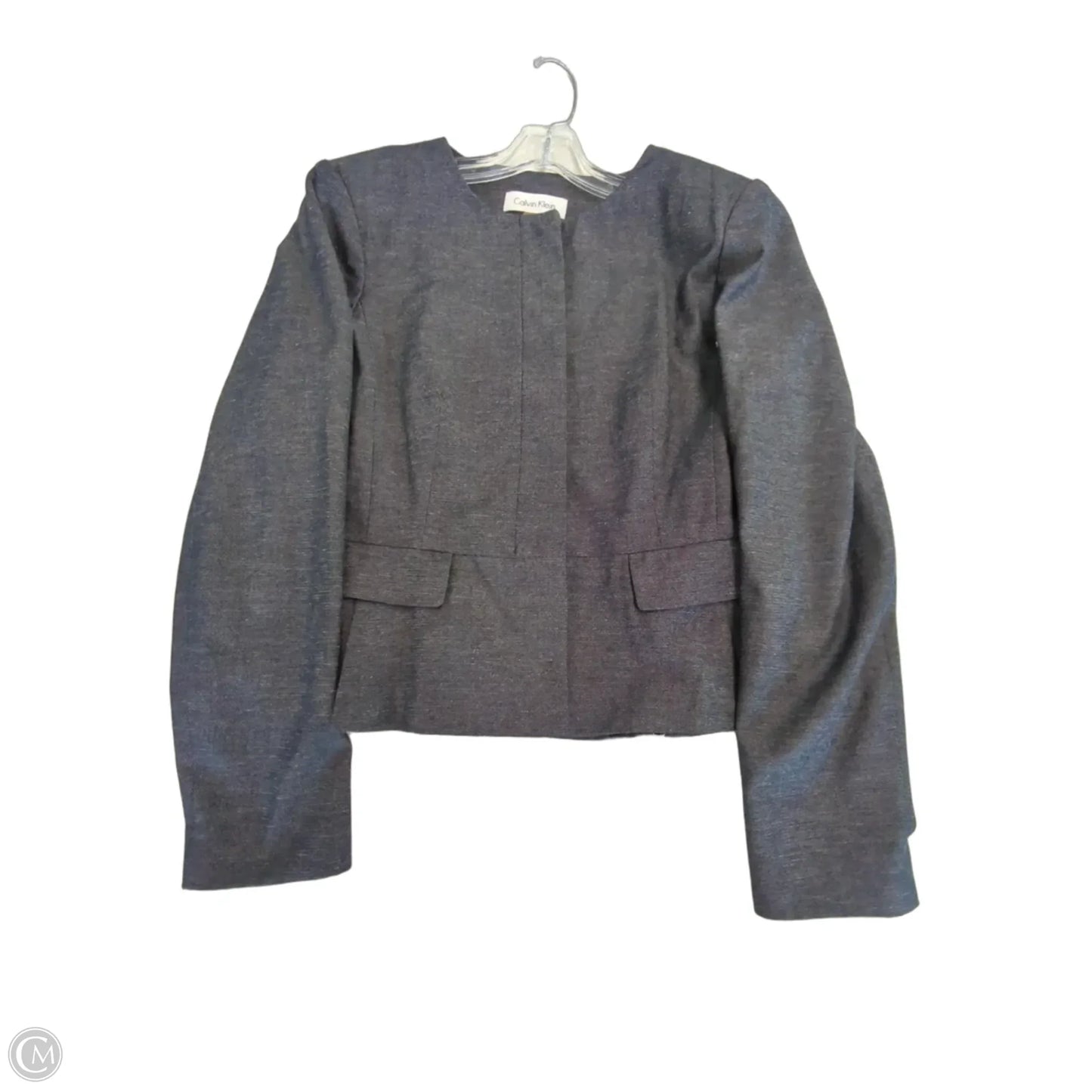 Pants Suit 2pc By Calvin Klein In Blue, Size: 12