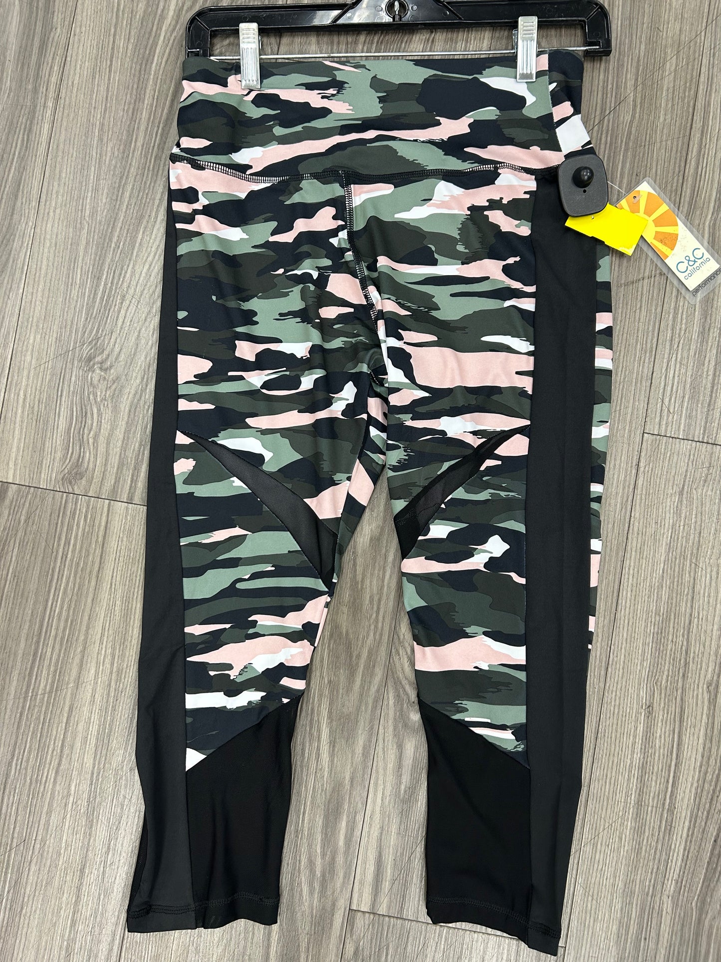 Athletic Leggings By C And C In Camoflauge, Size: M