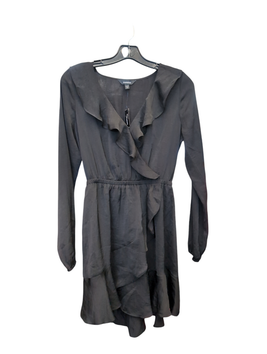 Dress Casual Midi By Express In Black, Size: Xs