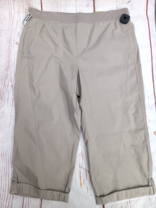 Capris By Chicos In Brown, Size: 16