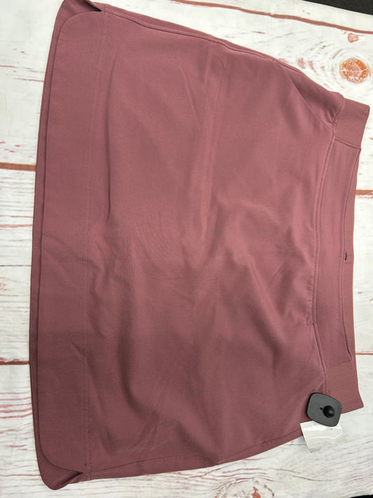 Skort By Clothes Mentor In Pink, Size: Xl