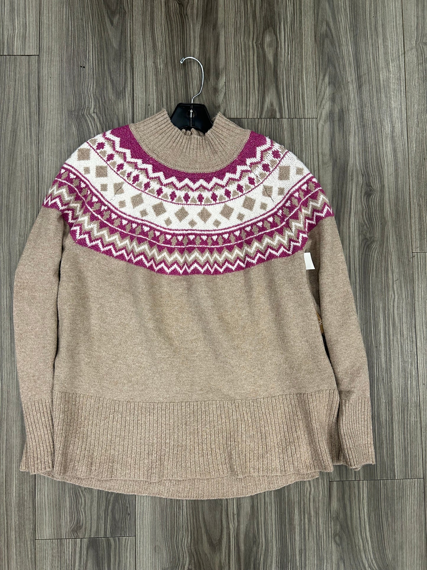 Sweater By Tahari In Mauve, Size: Xl