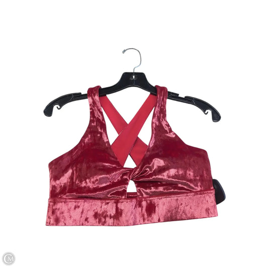Athletic Bra By Fabletics In Red, Size: S