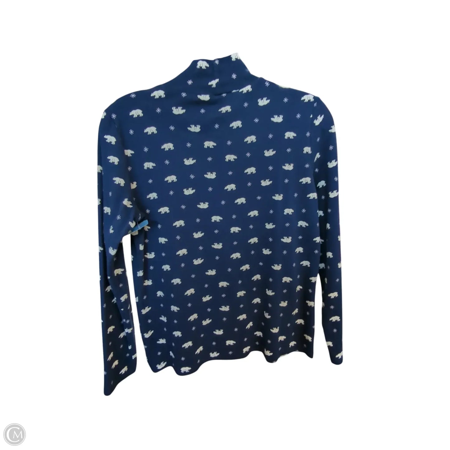 Top Long Sleeve By Croft And Barrow In Blue, Size: S