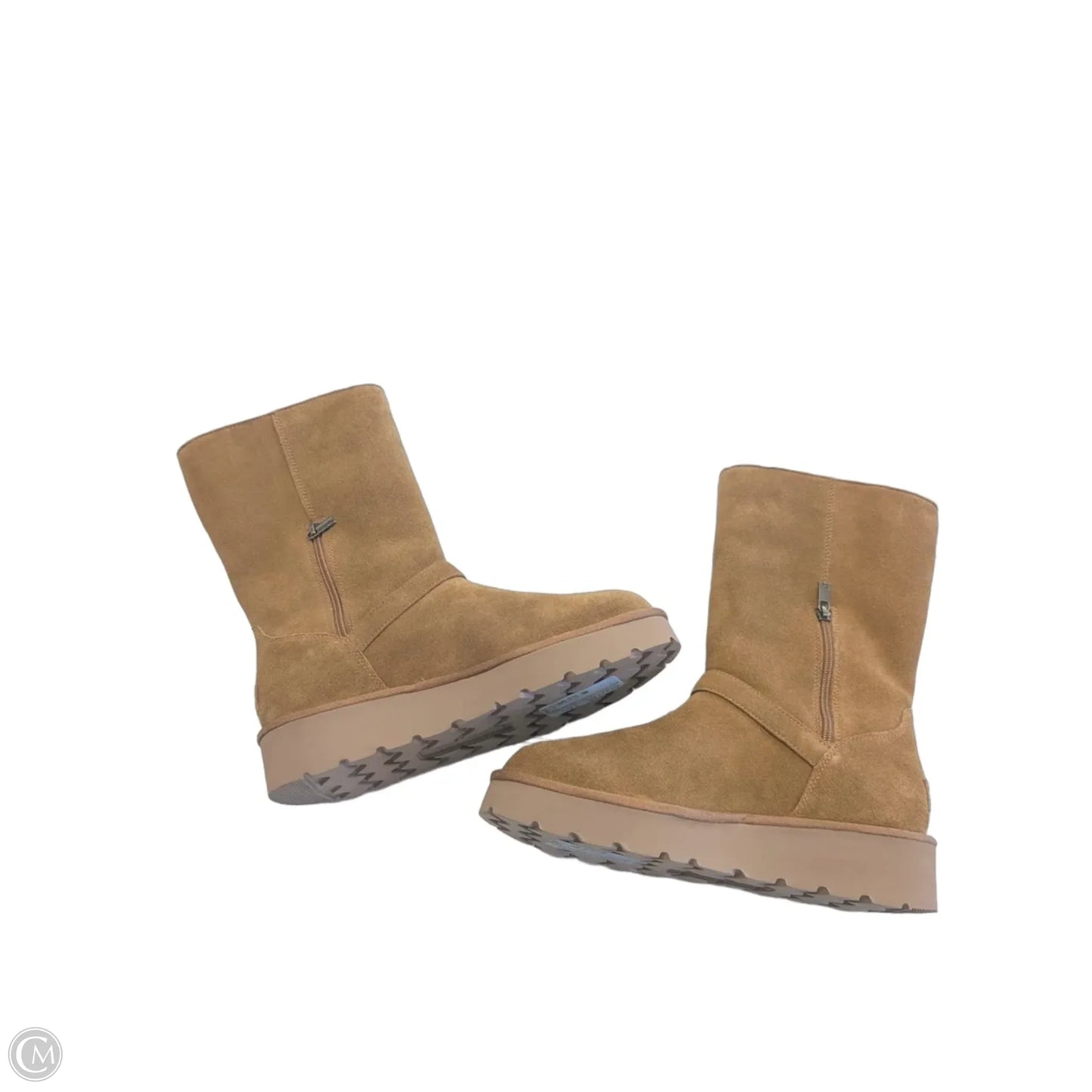 Boots Mid-calf Flats By Koolaburra By Ugg In Brown, Size: 10