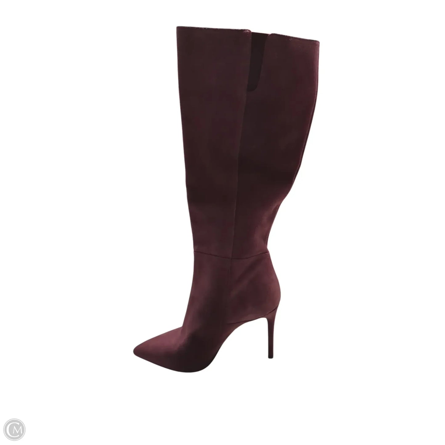 Boots Knee Heels By Michael By Michael Kors In Maroon, Size: 8