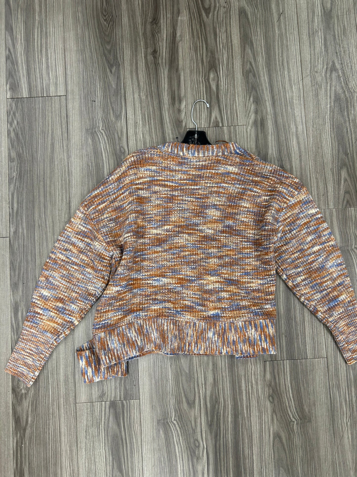 Sweater By Nine West In Blue & Orange, Size: Xl