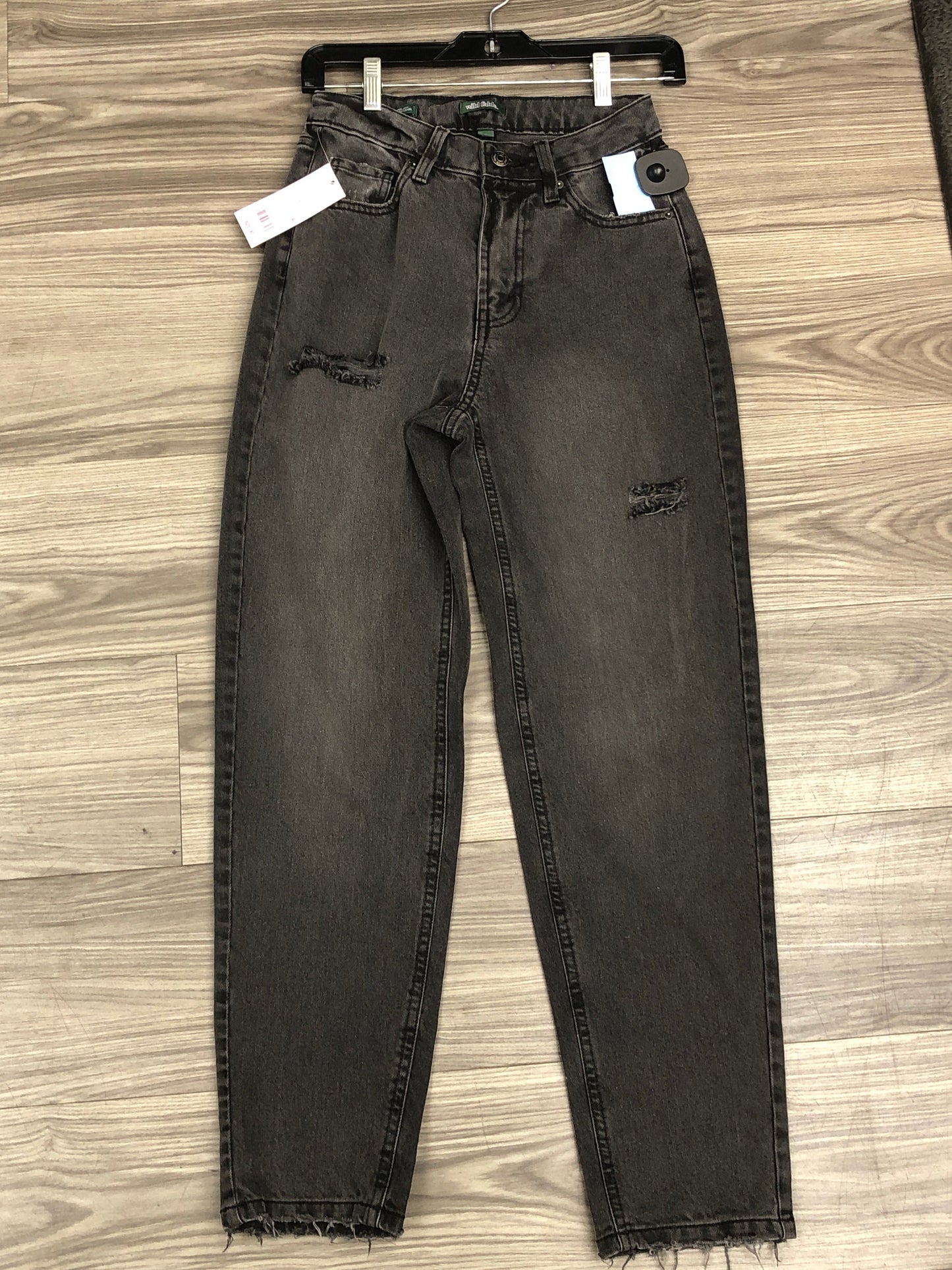 Jeans Straight By Wild Fable In Black Denim, Size: 0