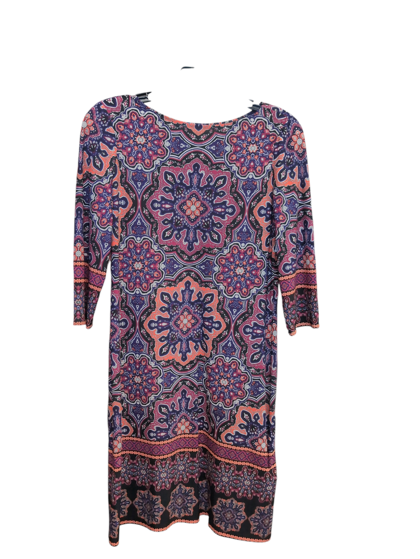 Dress Casual Midi By Clothes Mentor In Purple & Red, Size: 4p