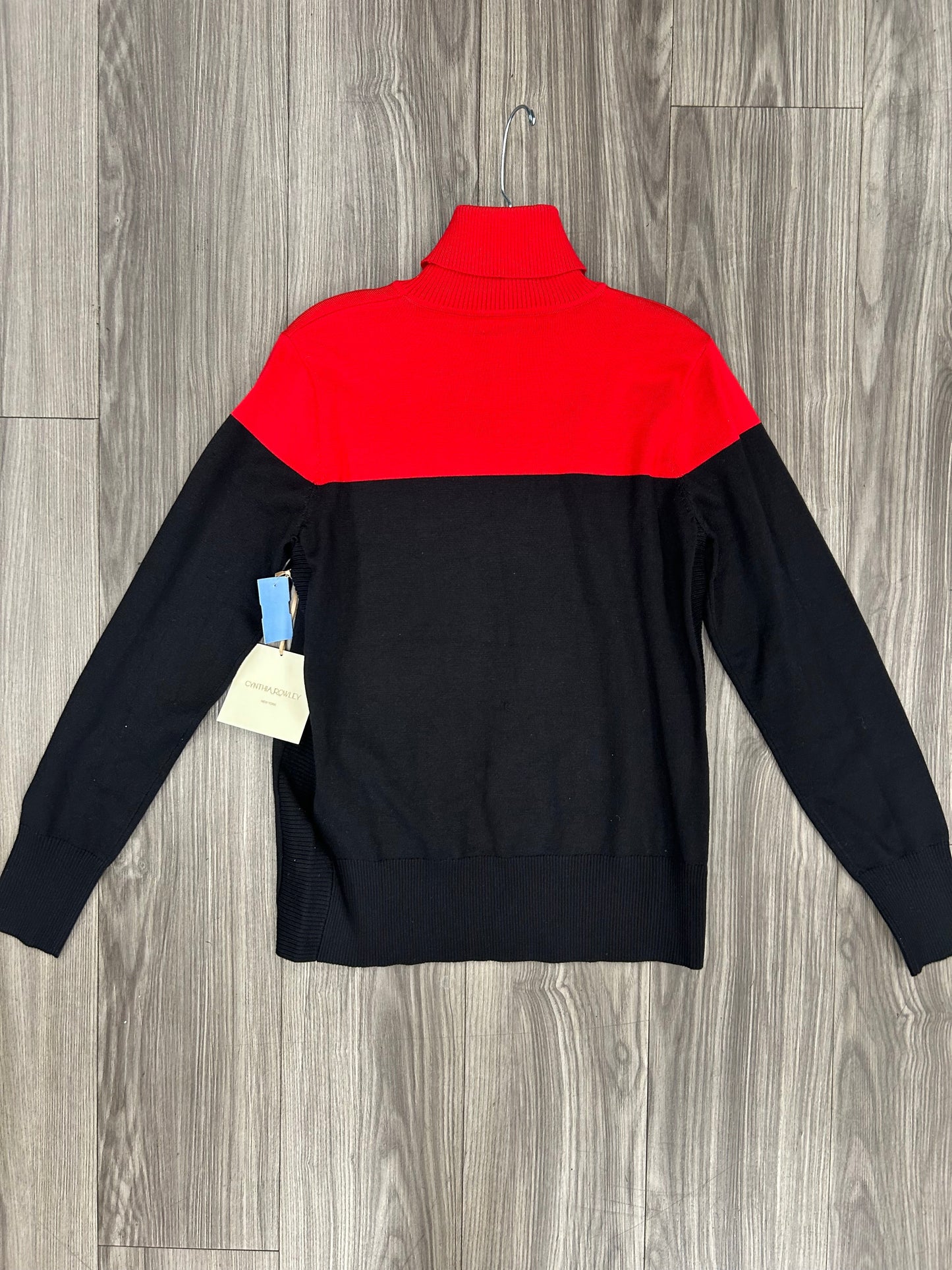 Top Long Sleeve By Cynthia Rowley In Black & Red, Size: L