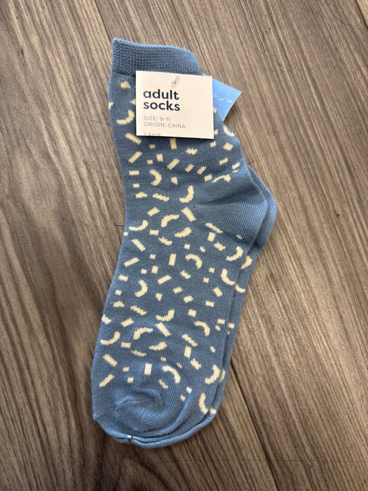 Socks By Clothes Mentor In Blue, Size: L