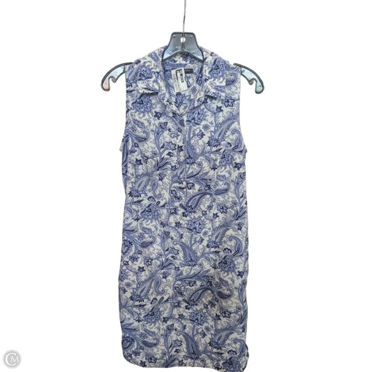 Dress Casual Midi By Banana Republic In Blue, Size: 2