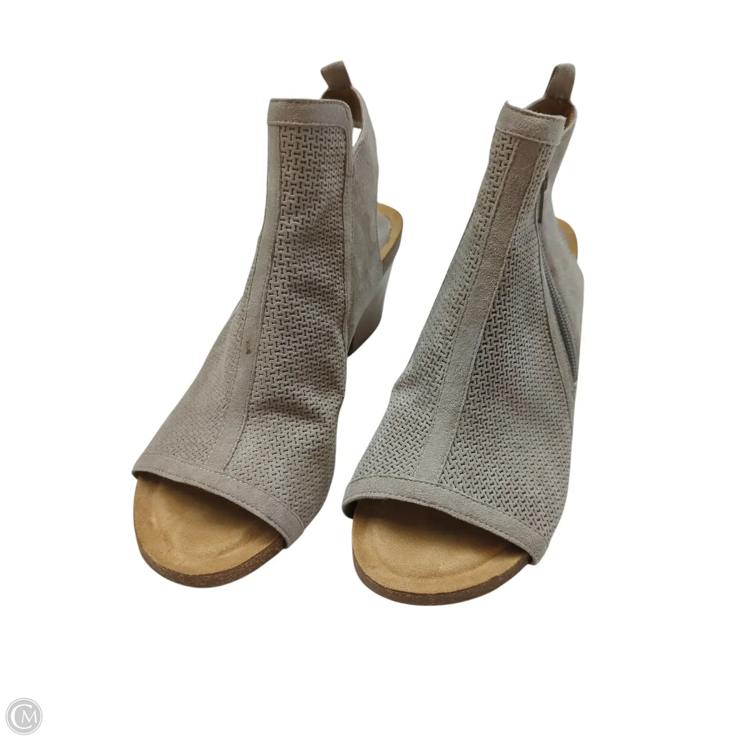 Boots Knee Heels By Sofft In Beige, Size: 10