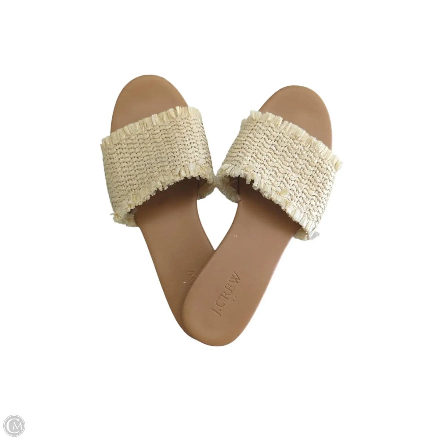Sandals Flats By J. Crew In Cream, Size: 8