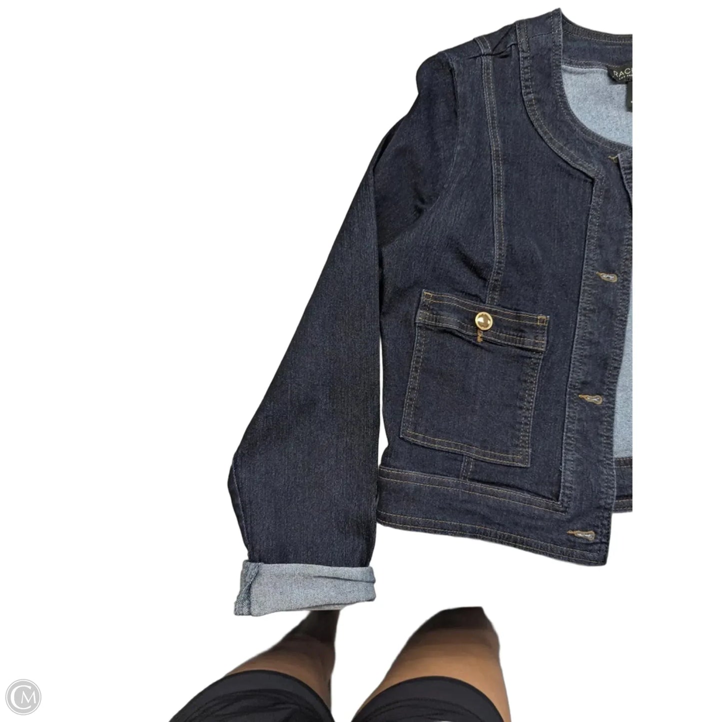 Jacket Denim By Rachel Zoe In Blue Denim, Size: M