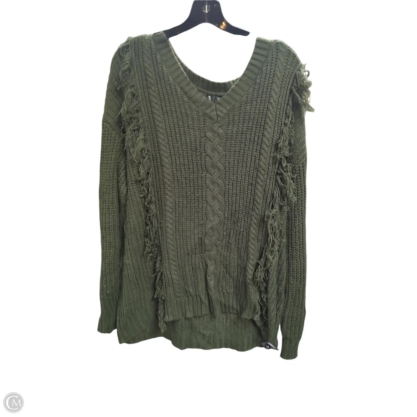Sweater By Clothes Mentor In Green, Size: 2x