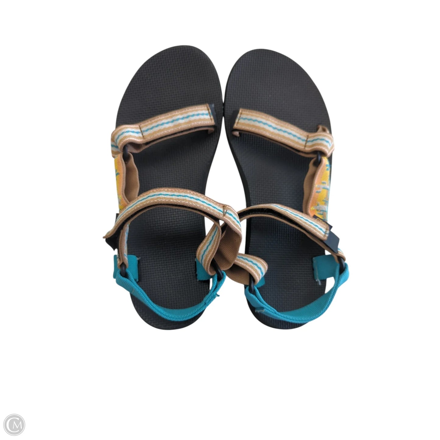 Sandals Flats By Teva In Orange, Size: 11