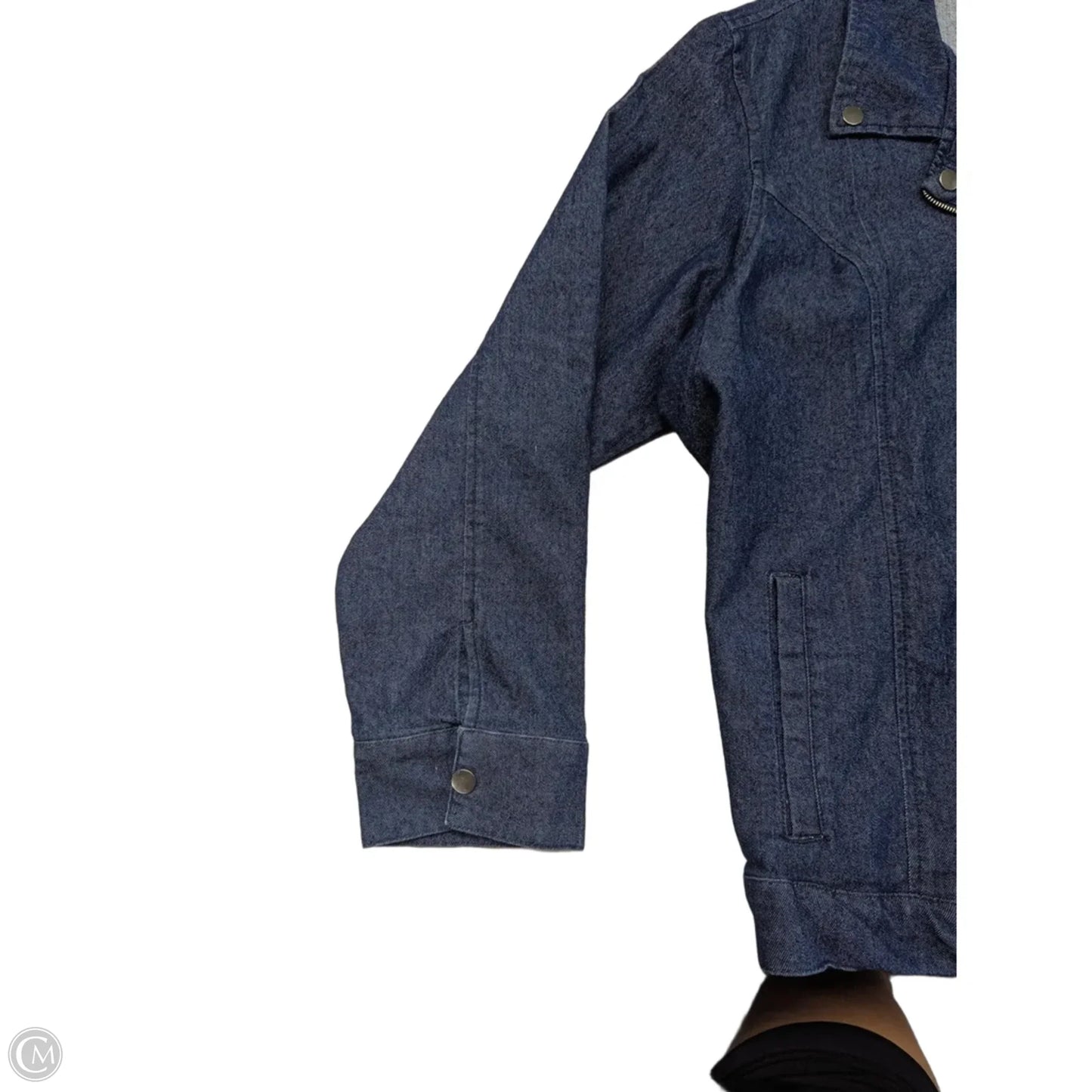 Jacket Denim By Clothes Mentor In Blue Denim, Size: Xl