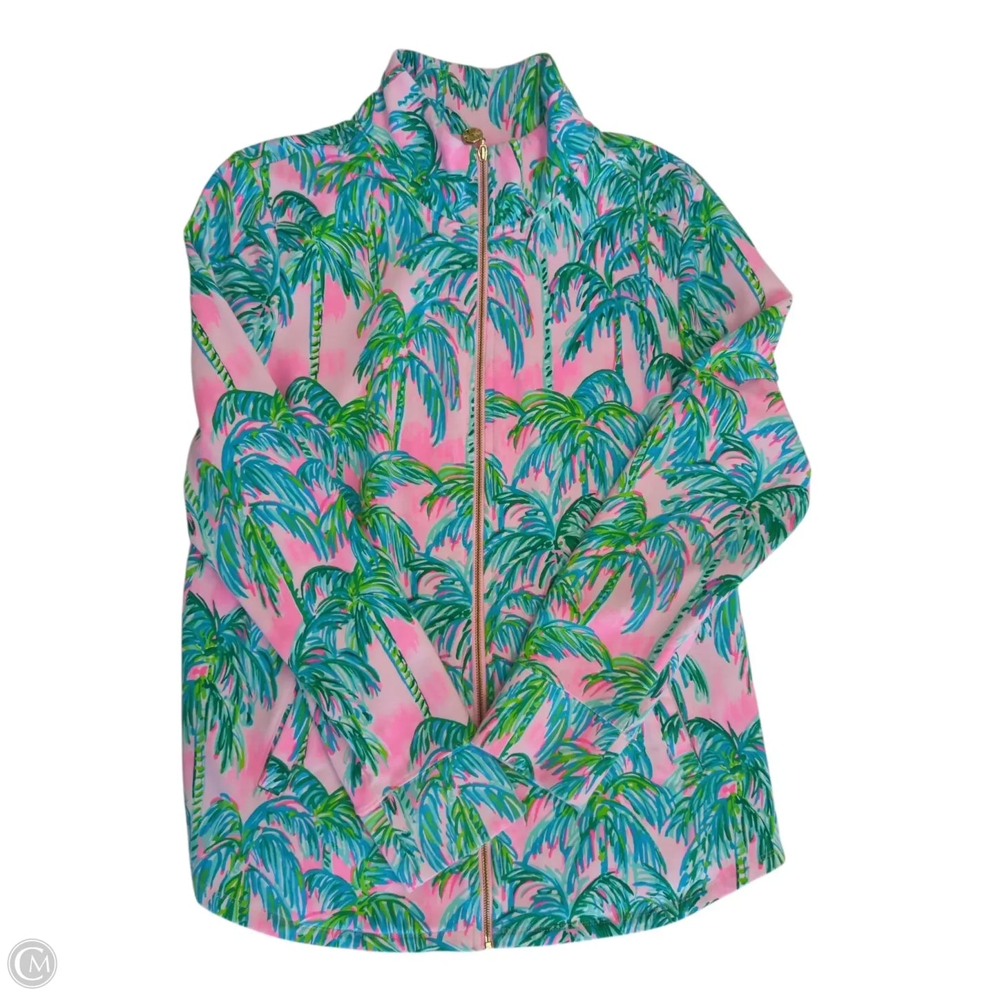 Jacket Designer By Lilly Pulitzer In Tropical Print, Size: L