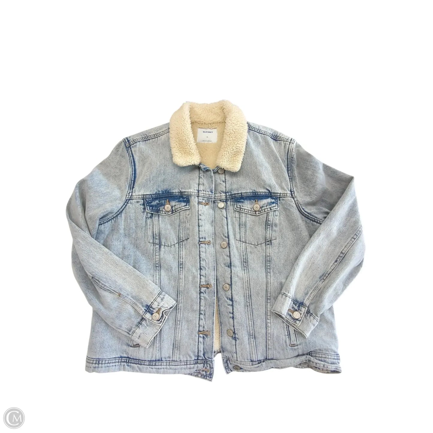 Jacket Denim By Old Navy In Blue Denim, Size: Xl