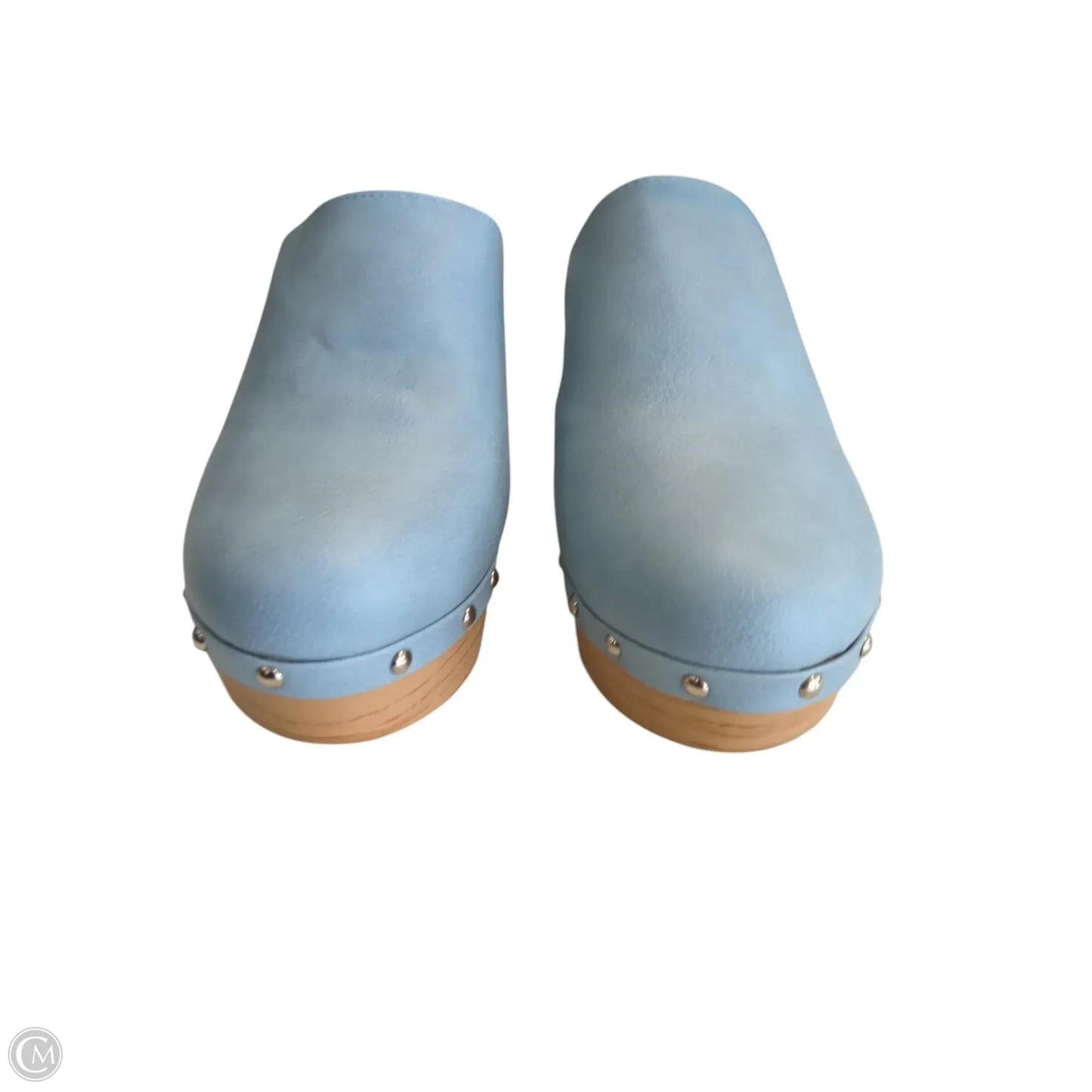 Shoes Heels Wedge By Clothes Mentor In Blue & Brown, Size: 11